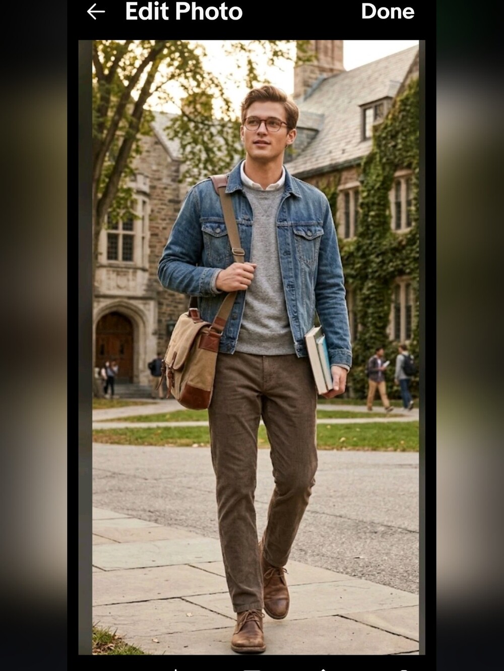 Croft & Barrow Brown Corduroy Chino Pants Mens 32x31 Preppy